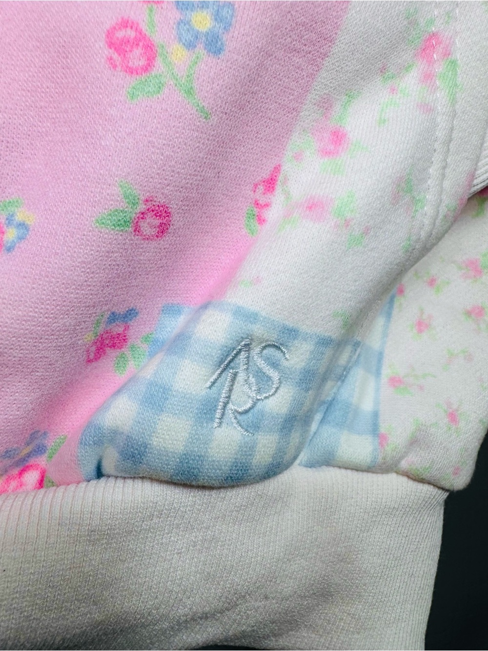 Altar’d State Find The Beauty Floral Patchwork Hoodie Size M Brand New - Picture 6 of 10